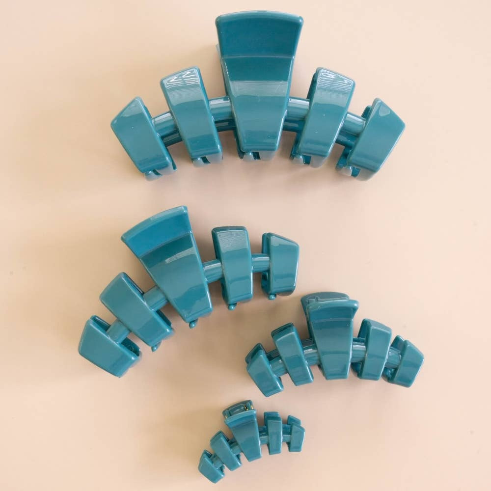Teleties Teal with It Claw Clip
