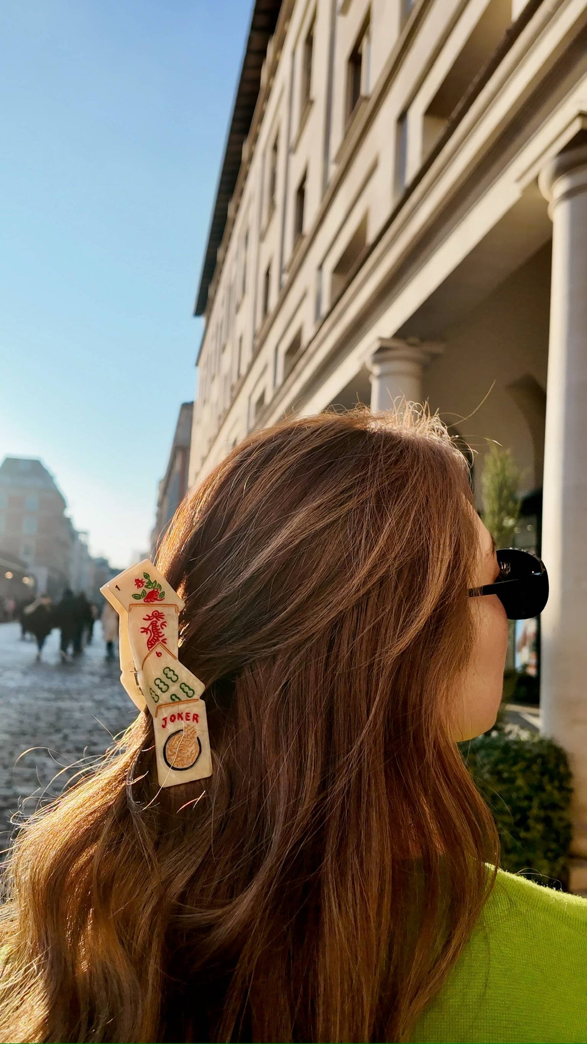Mahjong Hair Clip
