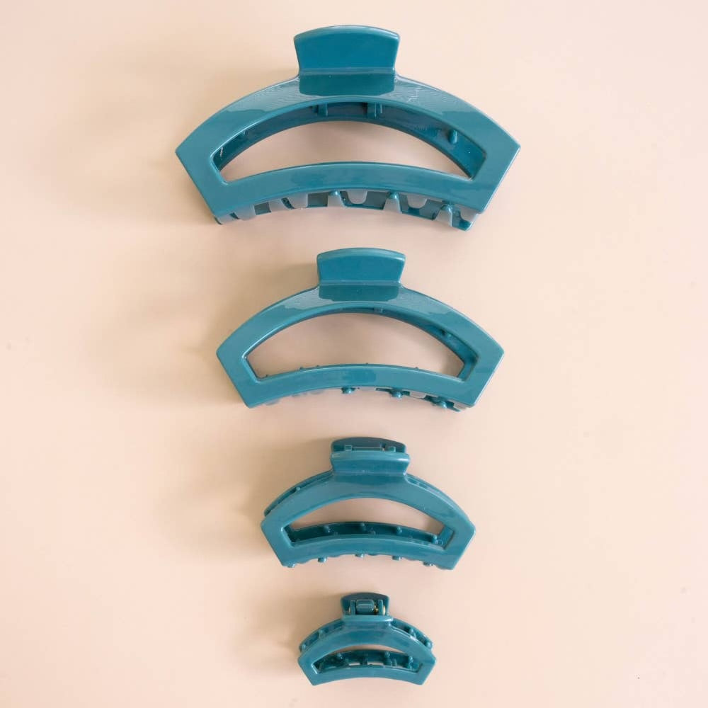 Teleties Open Teal Clip