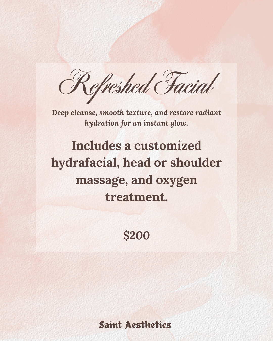 Saint Aesthetics Mother’s Day Specials