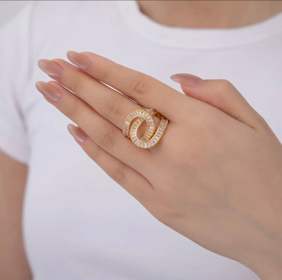 Knot Double Band Ring