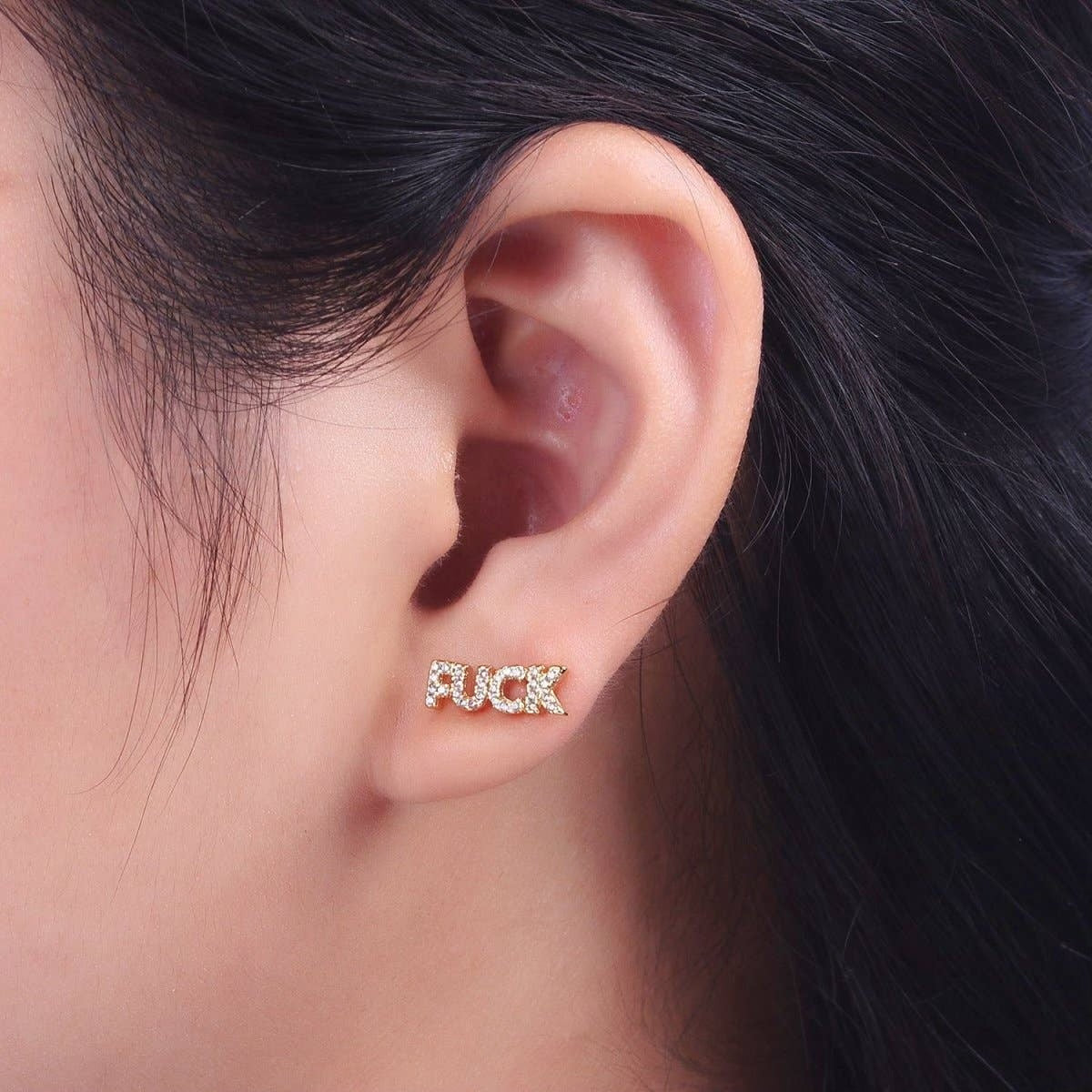“FUCK” Earrings