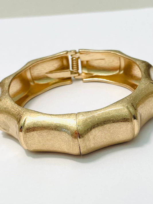 Gold Bamboo Cuff