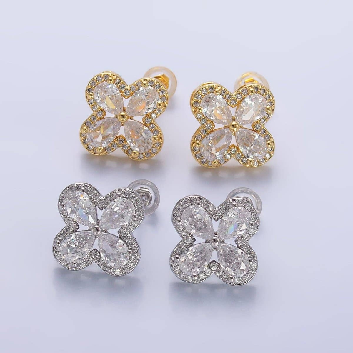 Quatrefoil Stud