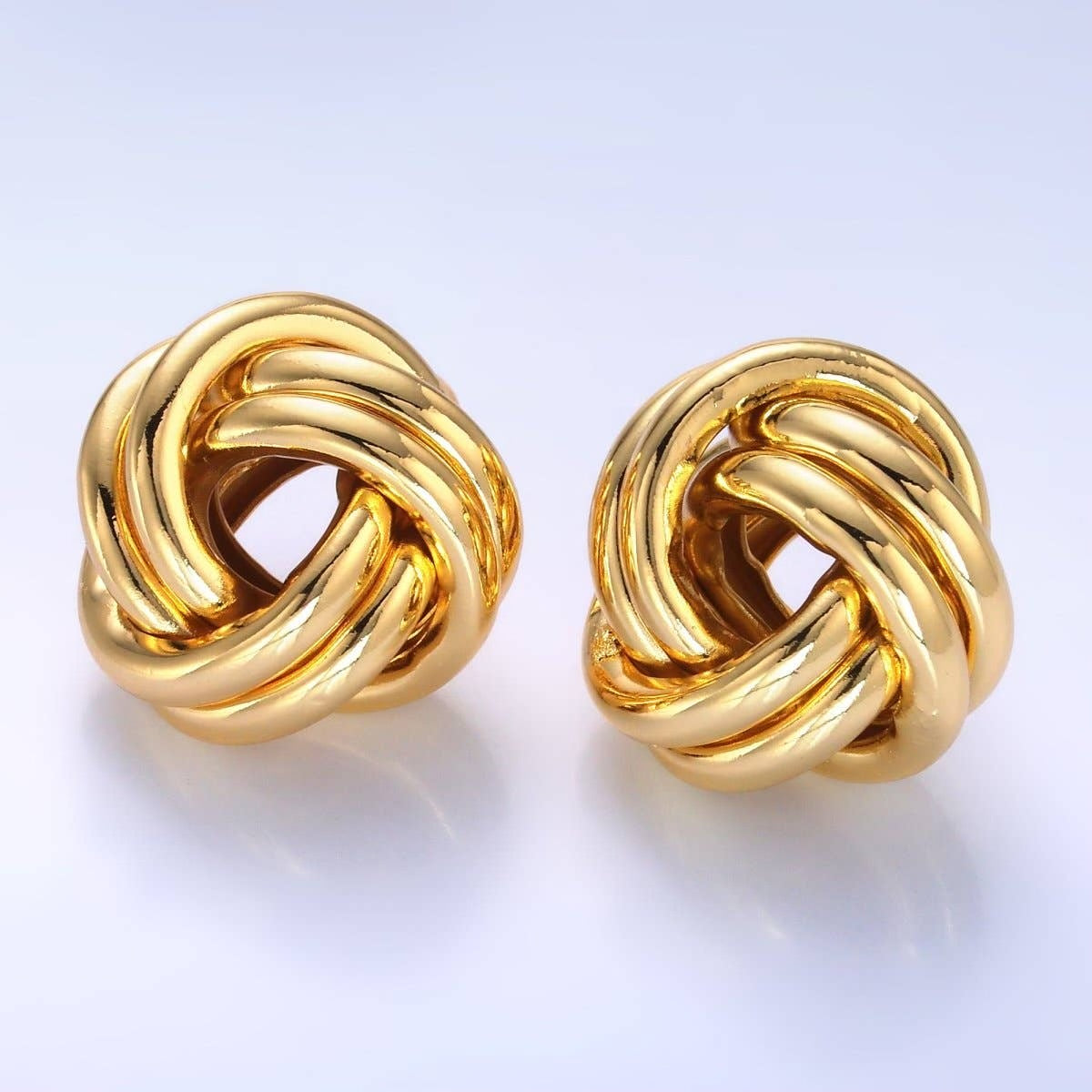 Gold Knot Earrings
