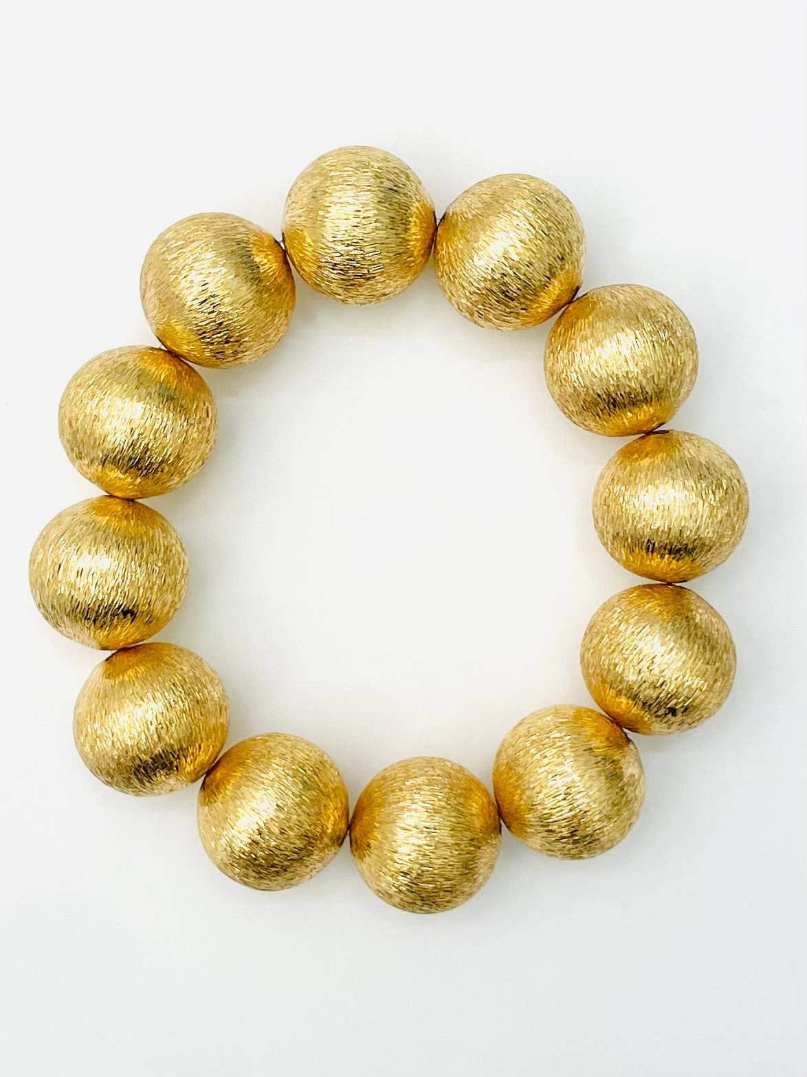 Gold Big Ball Bracelet