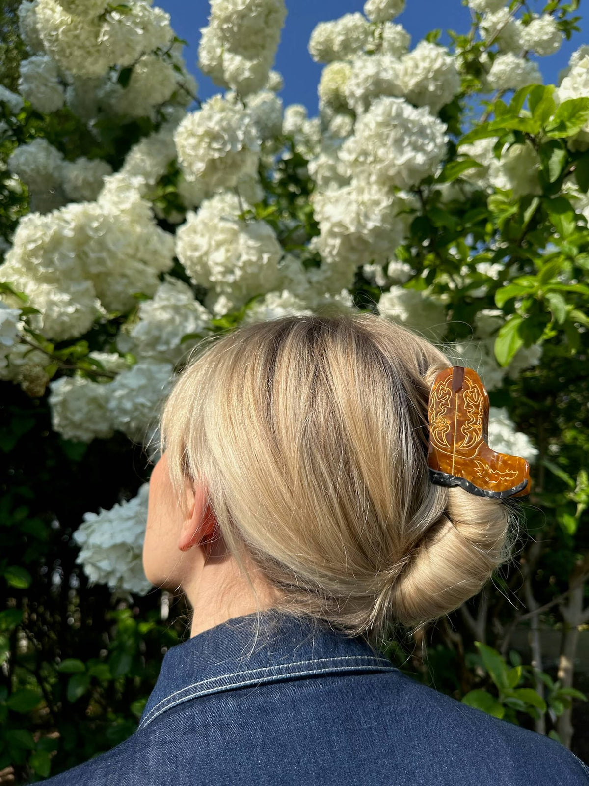 Cowboy Boot Hair Clip