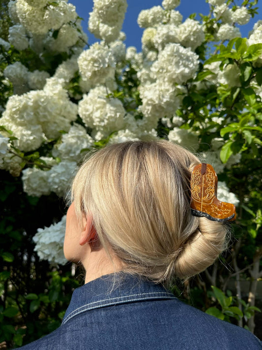 Cowboy Boot Hair Clip