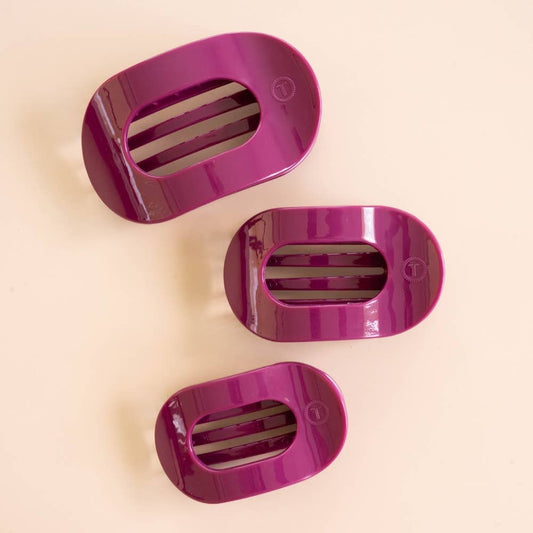 Teleties Mulberry Flat Hair Clip