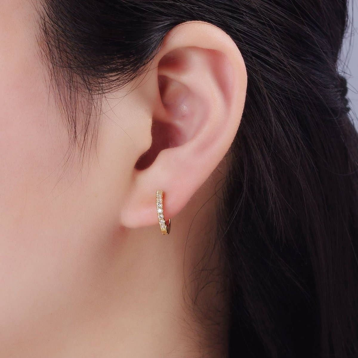 Gold Huggies 15mm