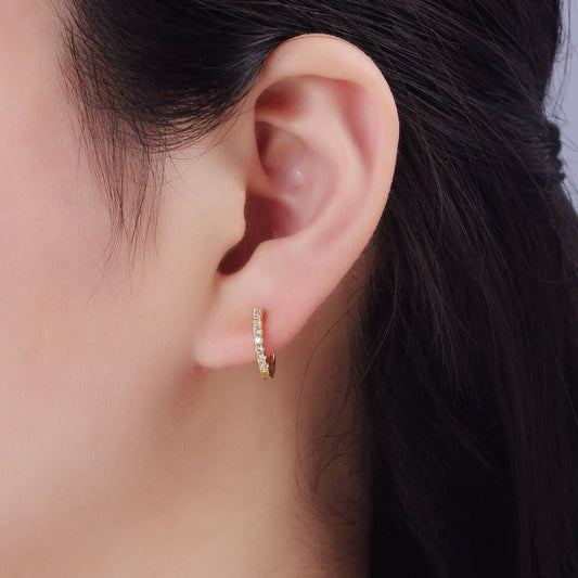 Gold Huggies 15mm