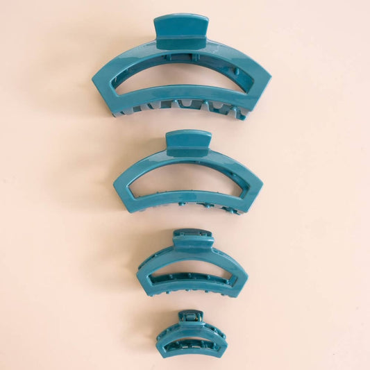 Teleties Open Teal Clip