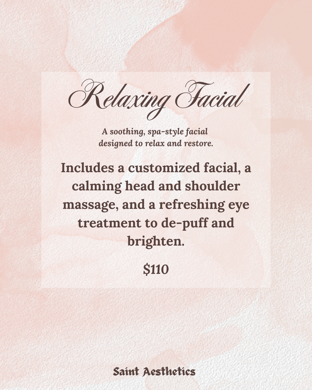 Saint Aesthetics Mother’s Day Specials